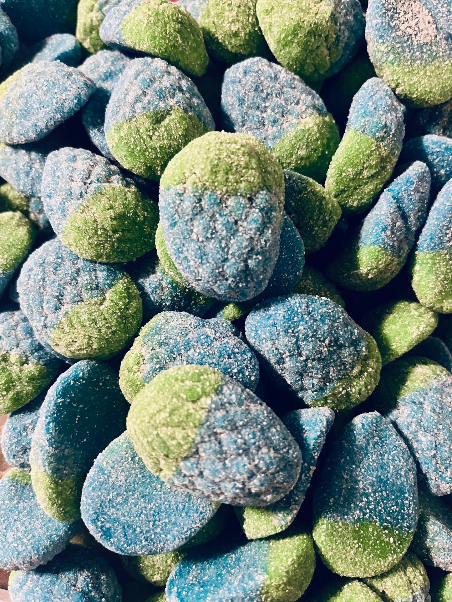 Sour Wild Blue Raspberries Jelly Filled