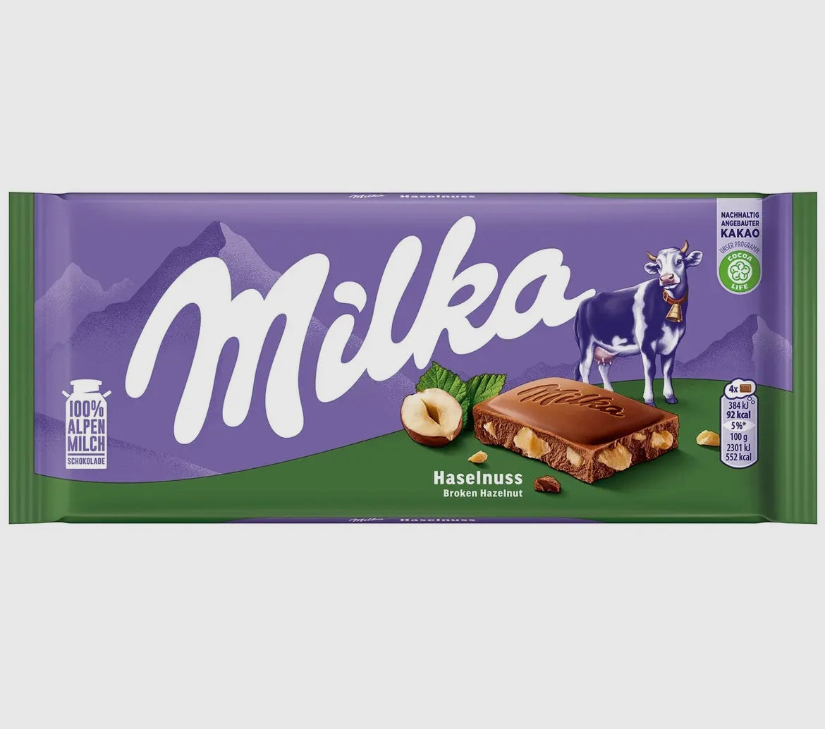 Milka Haselnuss Chocolate Bar