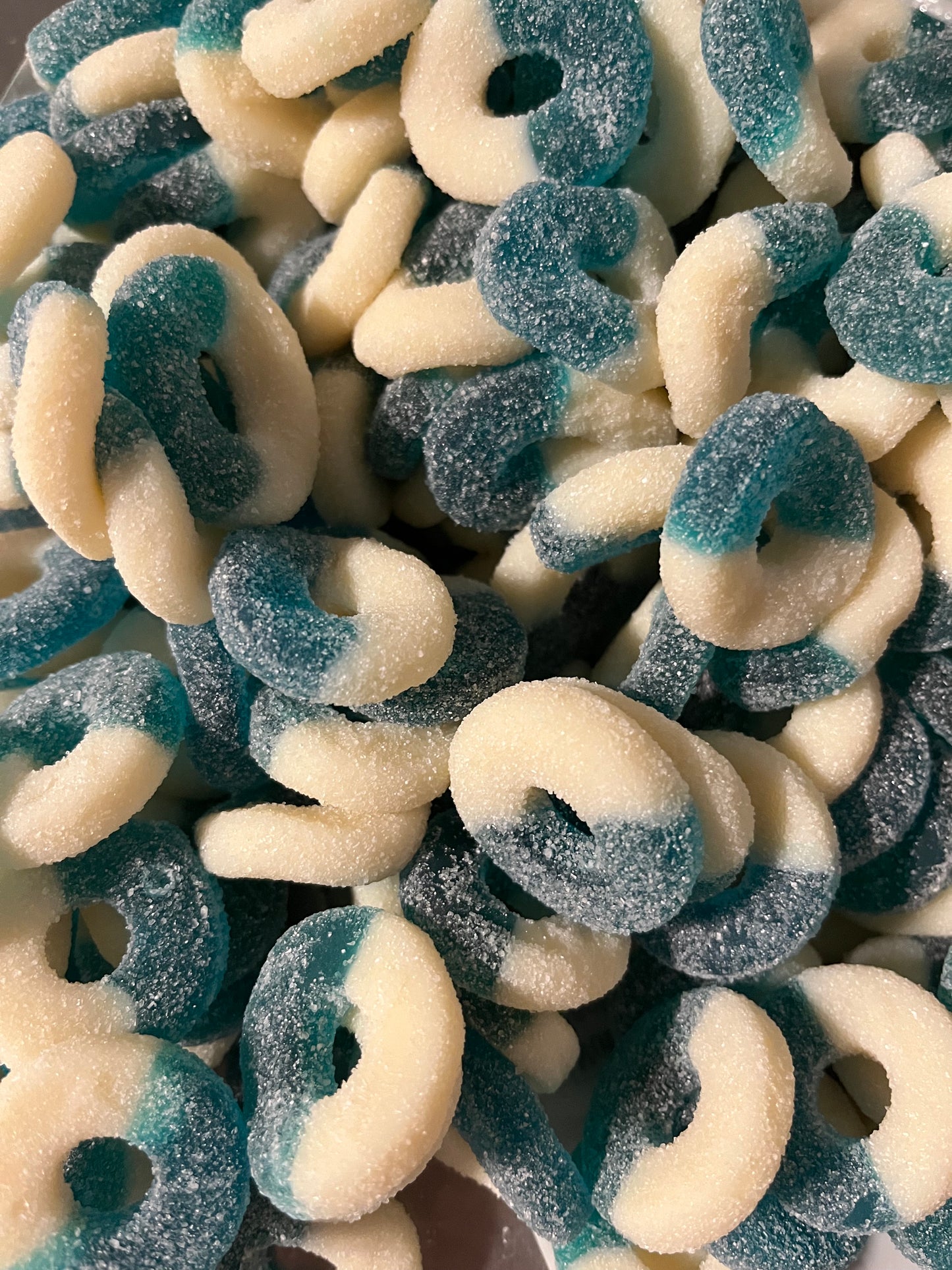 Gummy Blue Raspberry Rings