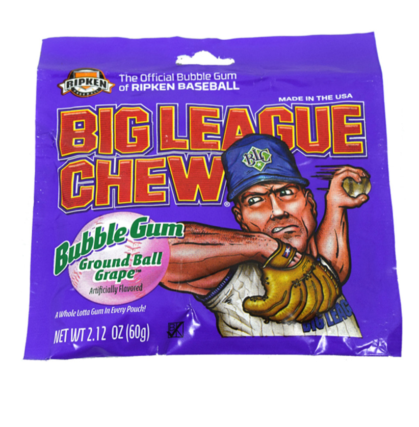 Big League Chew Grape Single