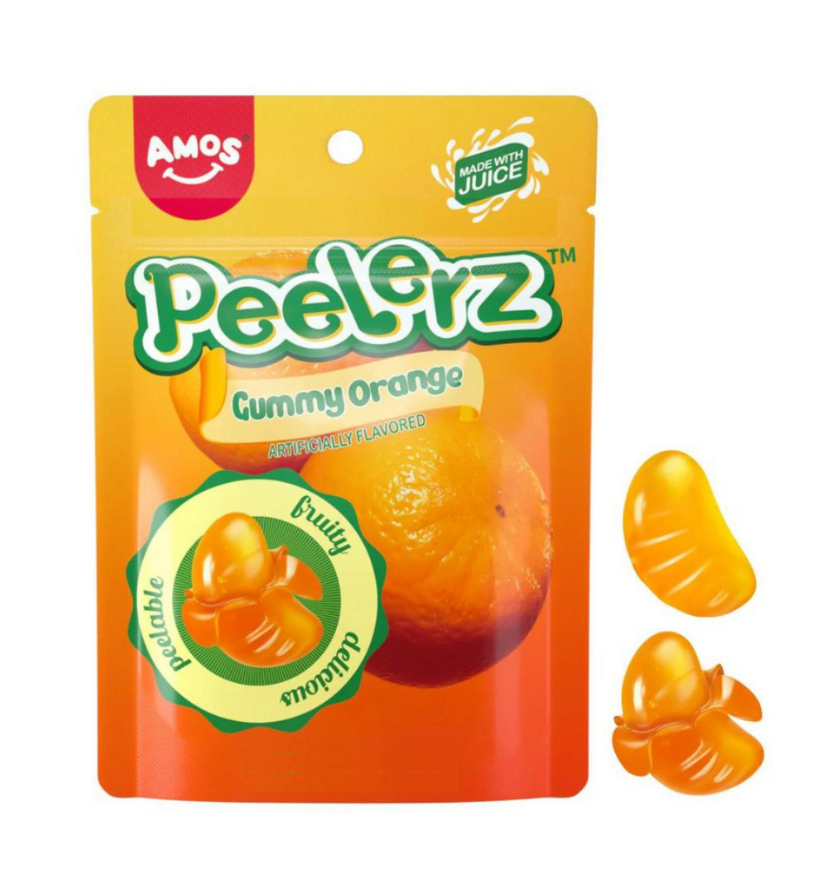 Amos Peelerz Peg Bags Orange Single