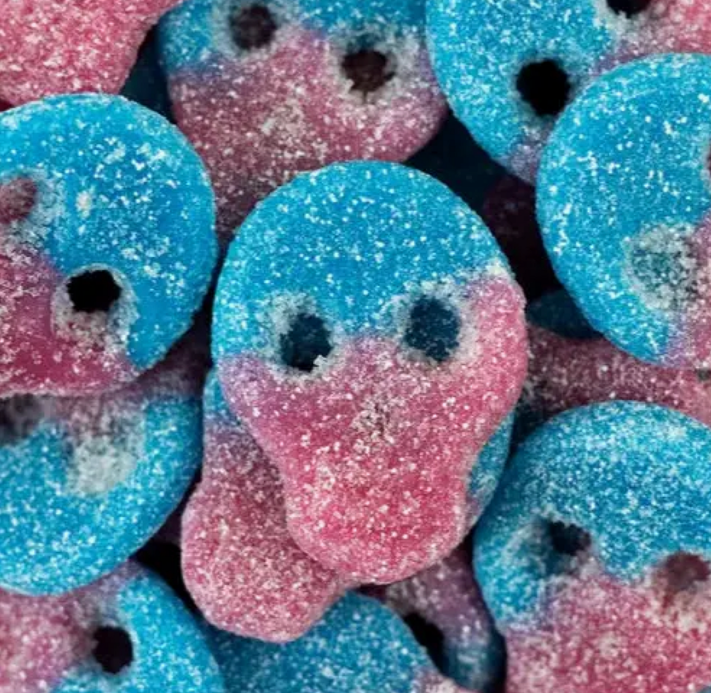 Swedish Sour Bubblegum Skulls