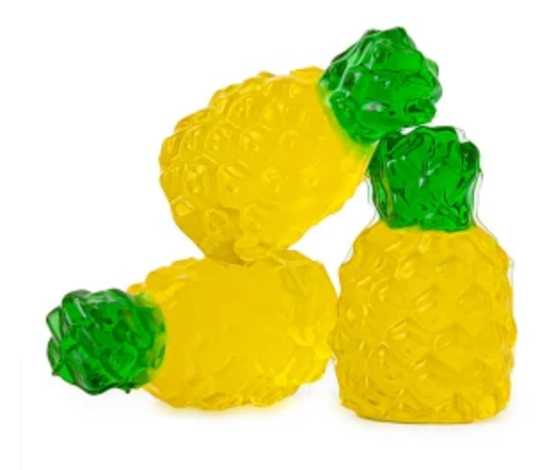 3D Gummy Pineapples