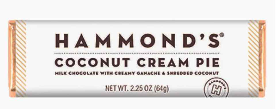 Hammond's Milk Chocolate Bar Coconut Cream Pie COMING SOON