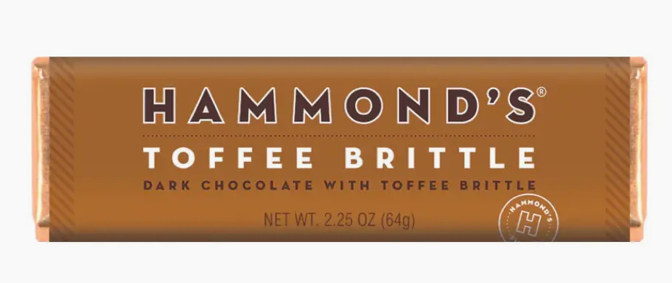 Hammond's Dark Chocolate Bar Toffee Brittle COMING SOON