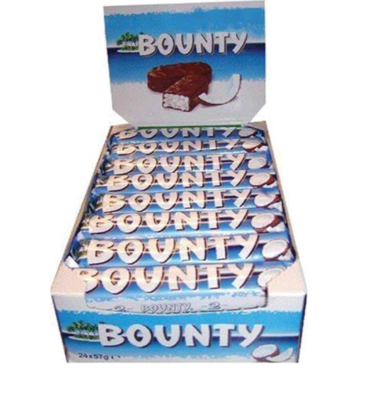 Bounty Milk Chocolate Bar Single