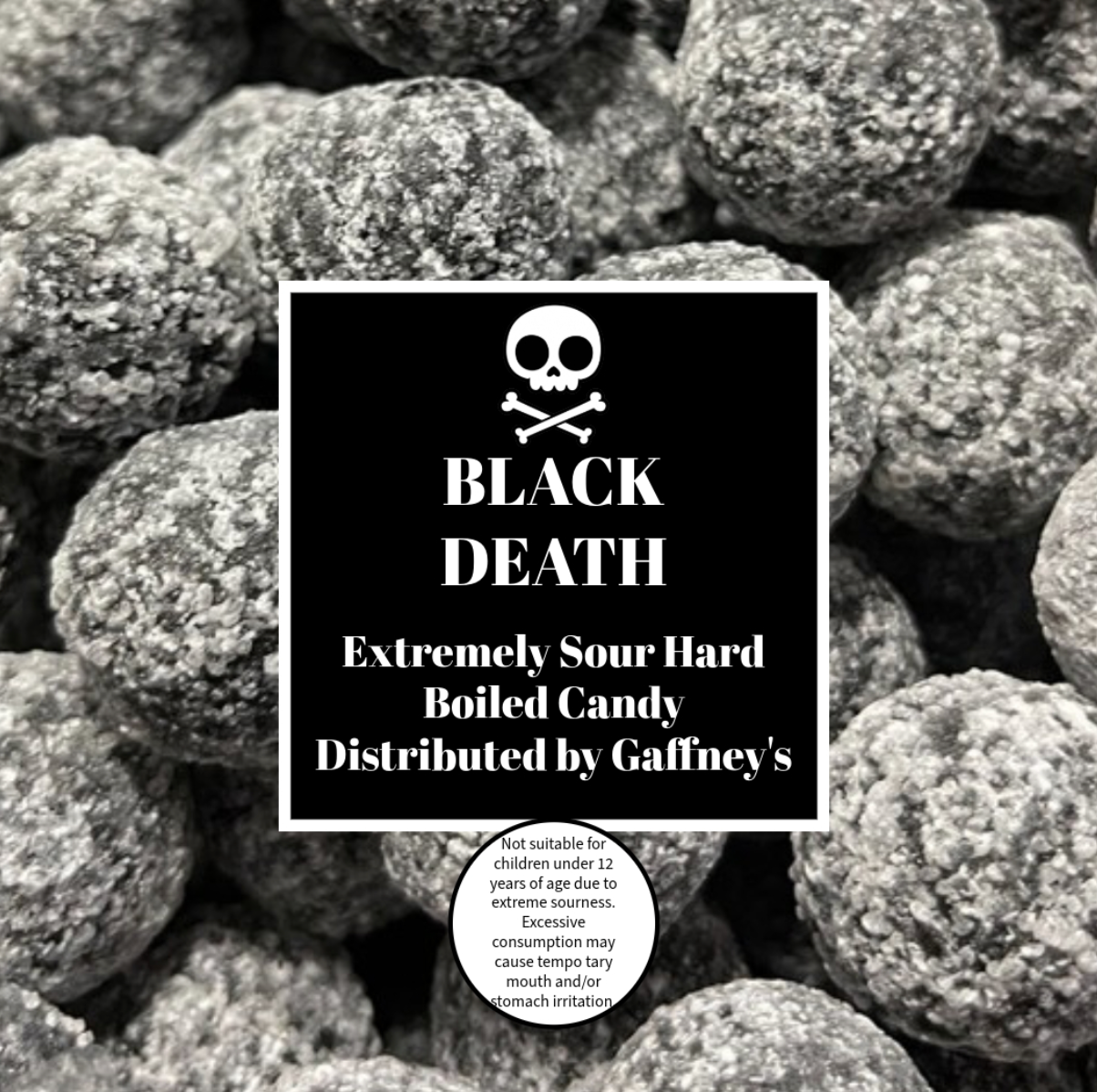 Black Death Extreme Sour Hard Candy UK
