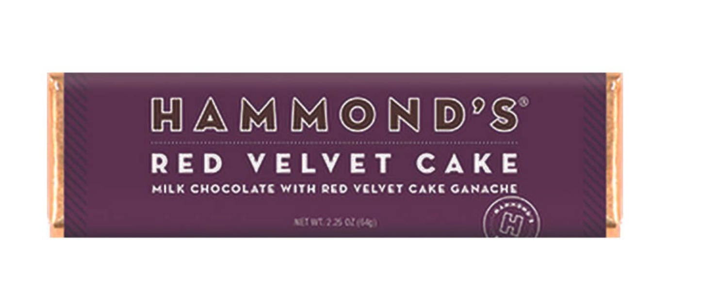 Hammond's Red Velvet Cake Chocolate Bar Single