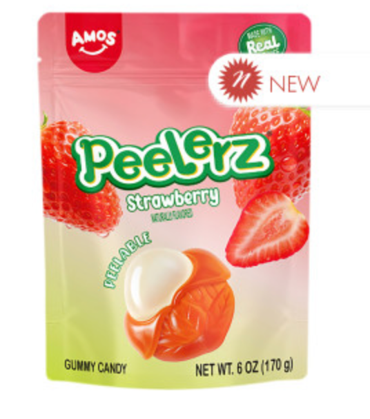 Amos Peelerz Gummy Strawberry Single