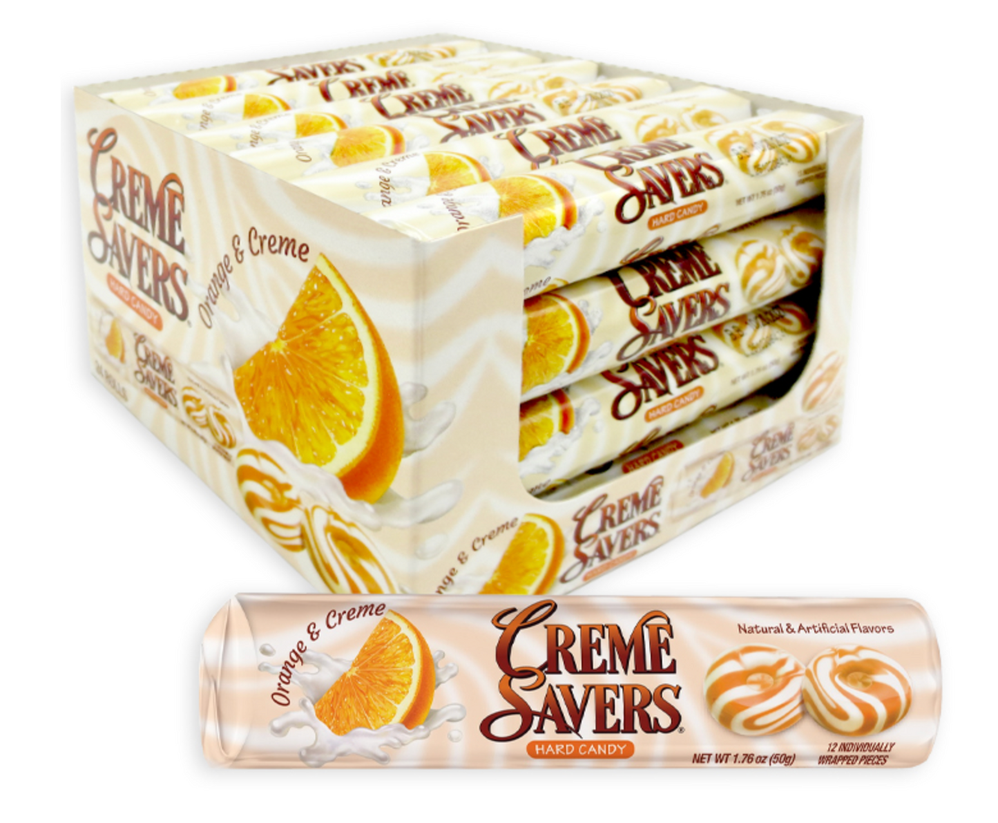 Creme Savers Roll Orange Single