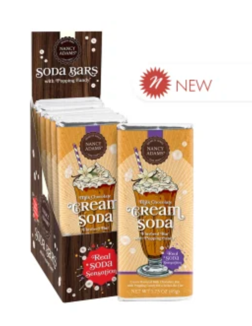 Nancy Adams Cream Soda Candy Bar COMING SOON