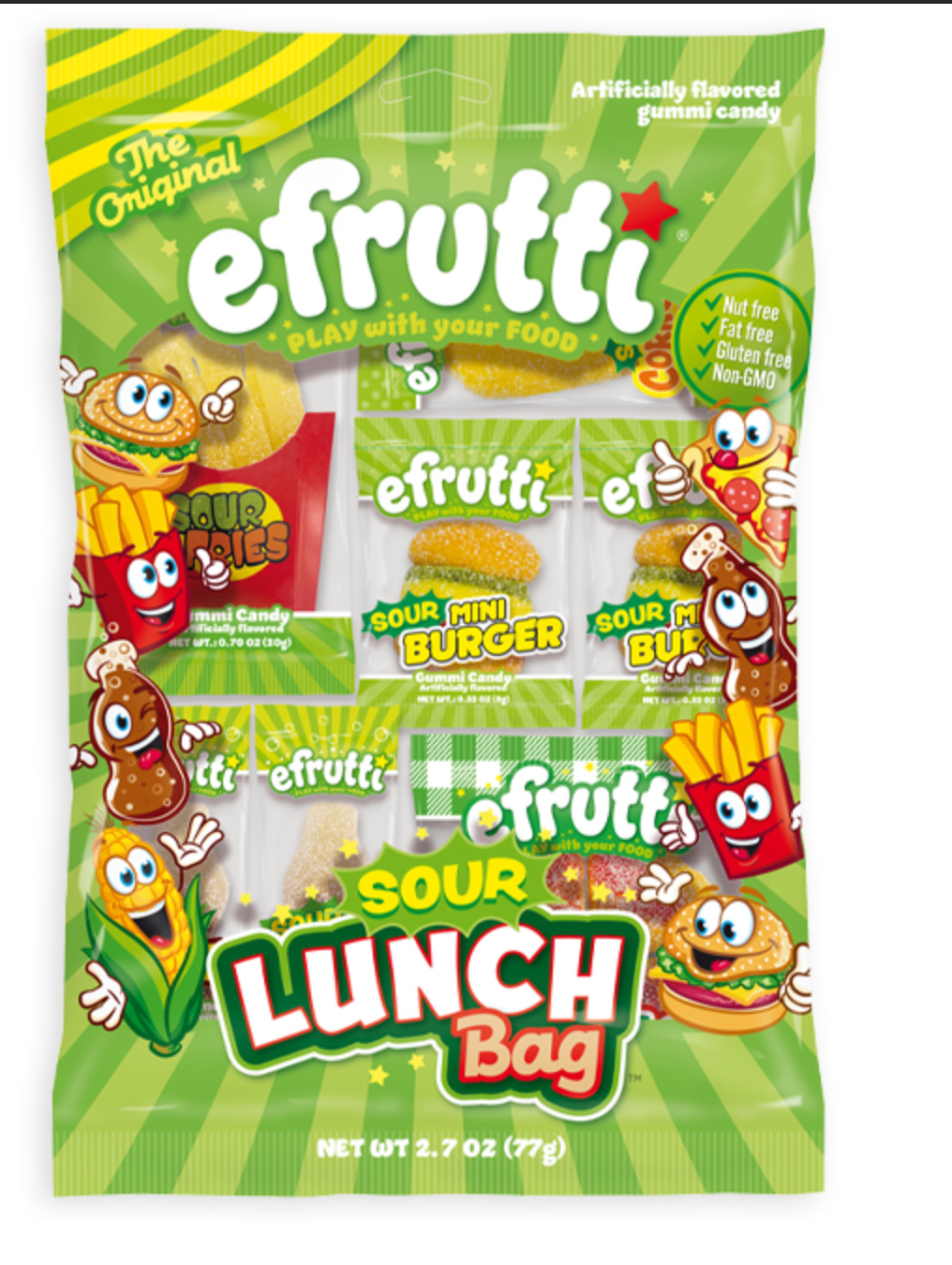 E Frutti Sour Lunch Bag Peg Bag Single COMING SOON