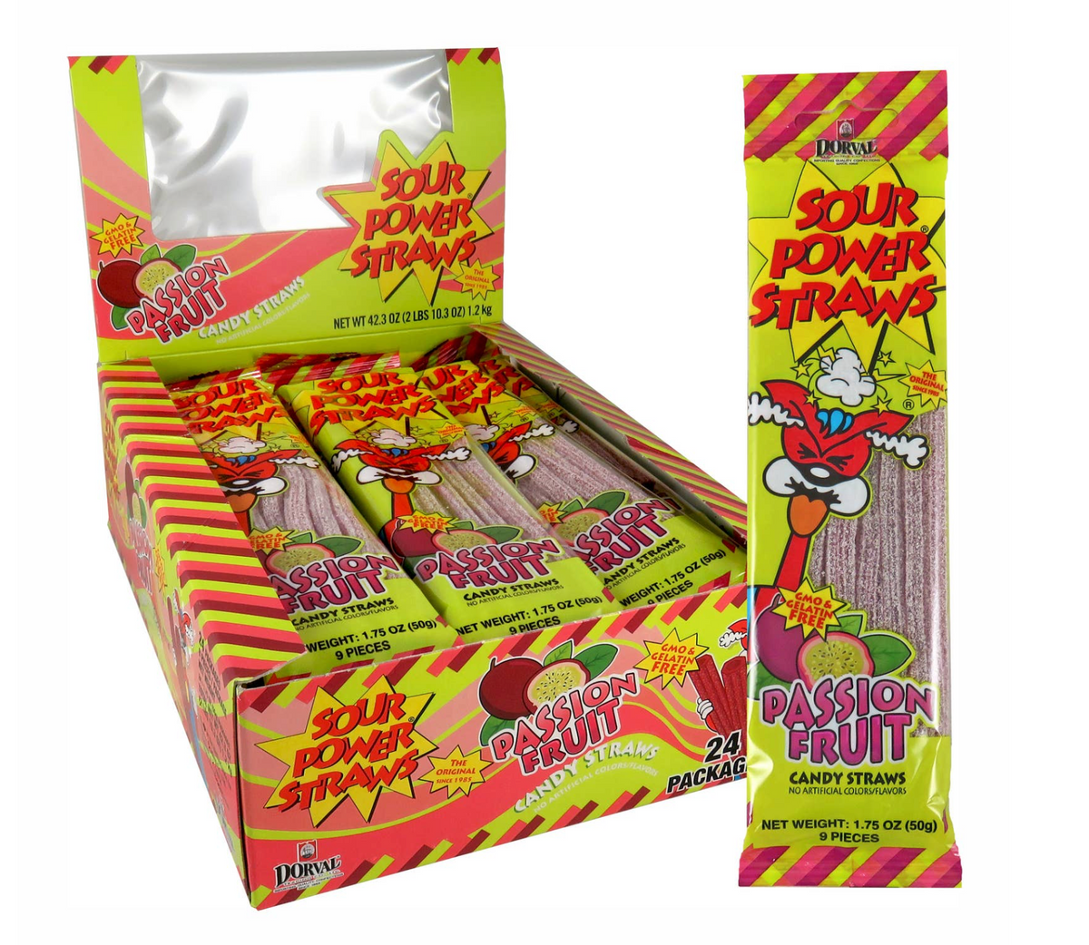 Sour Power Straws Passionfruit Single COMING SOON