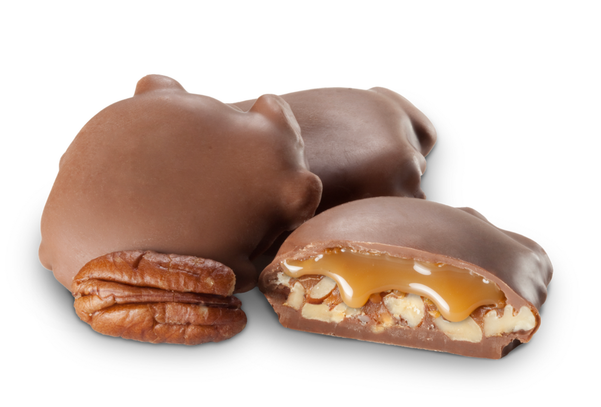 Milk Chocolate Pecan Caramel Cluster