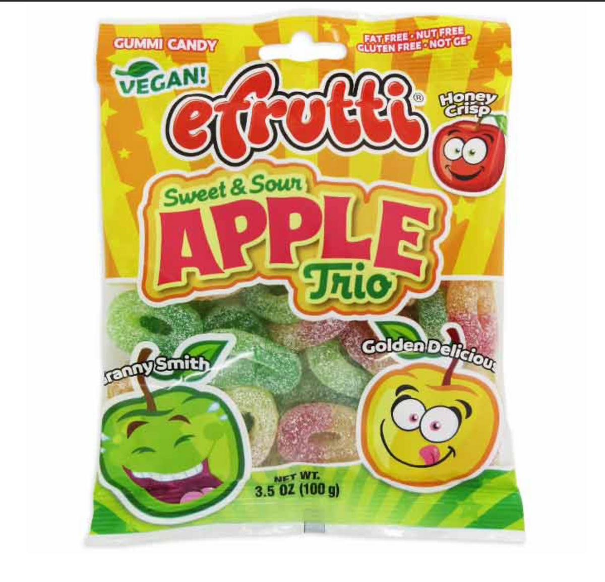 Efrutti Sour Apple Trio Peg Bag Single COMING SOON