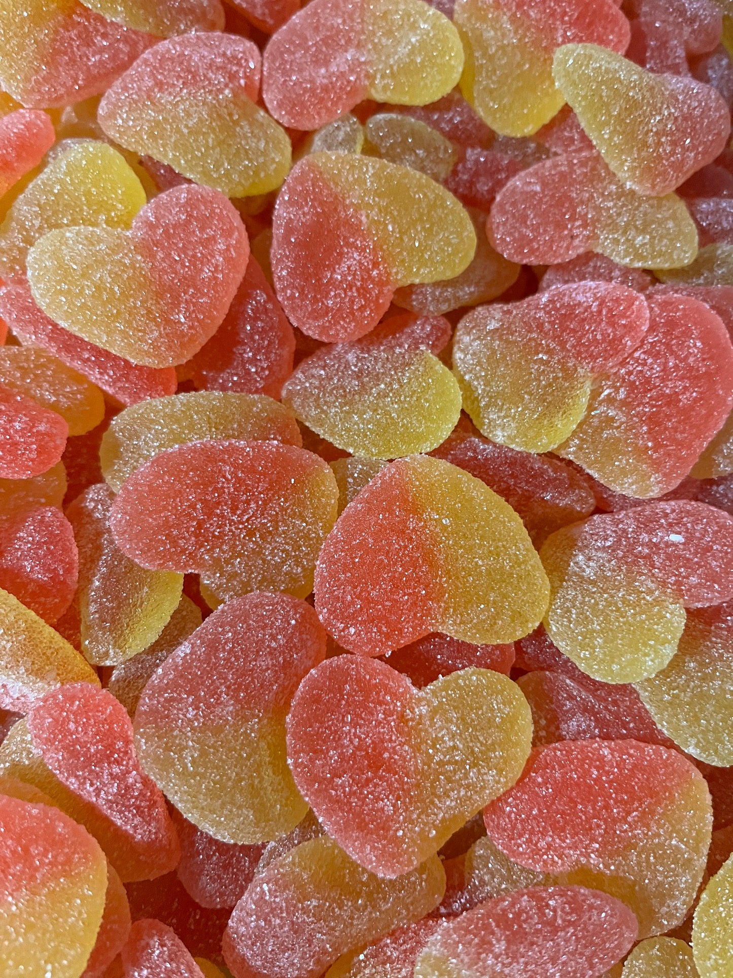 CC Gummy Sour Peach Hearts