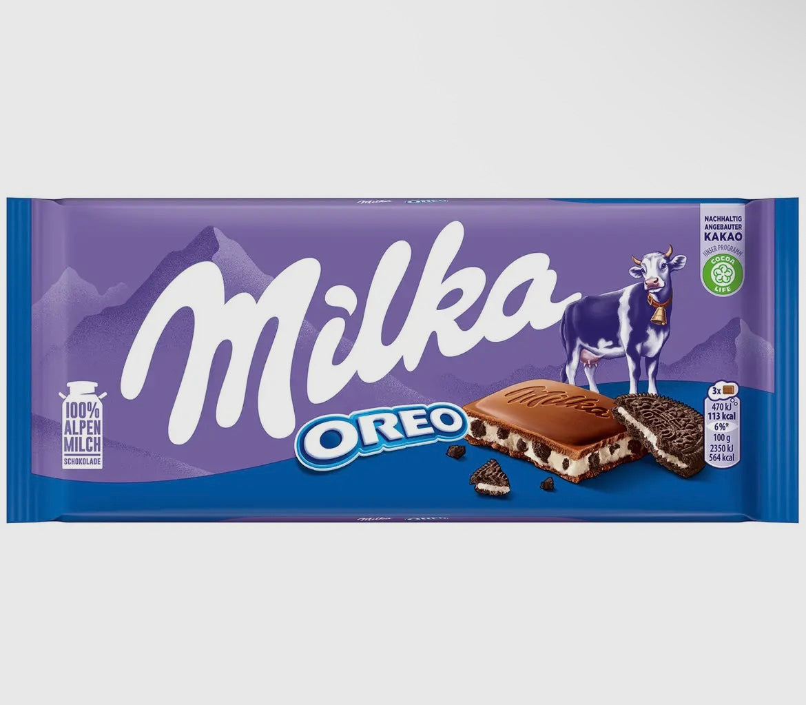 Milka Oreo Chocolate Bar Single