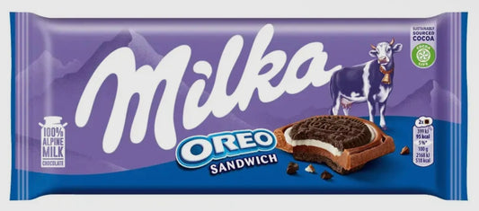 Milka Oreo Sandwich Chocolate Bar