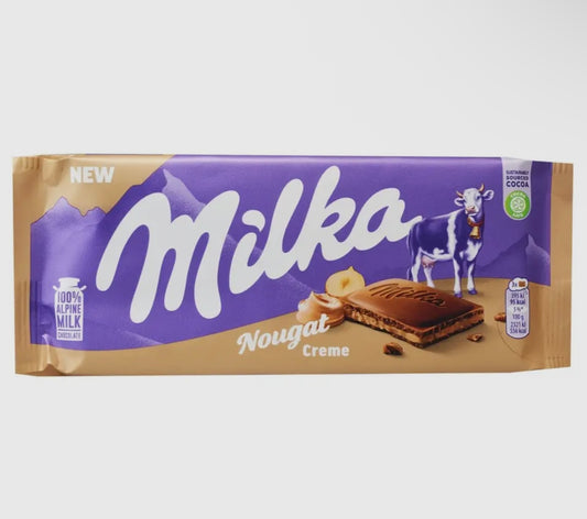 Milka Nougat Creme Chocolate Bar