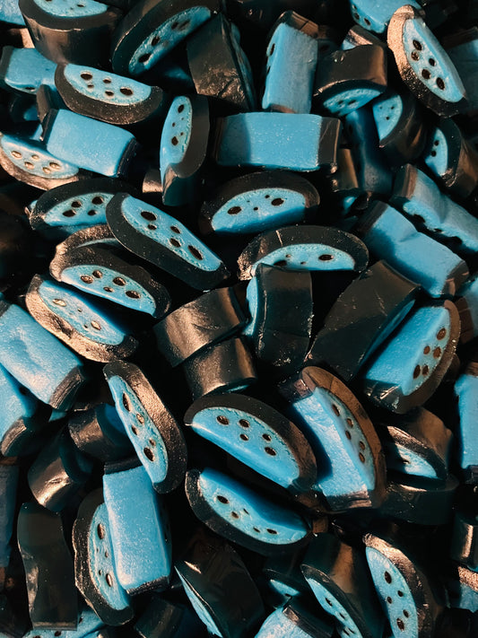 Peelable Blue Raspberry Slices (UK)