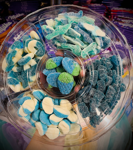 Candy Platter Blue Mix