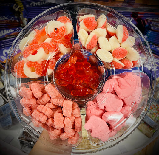 Candy Platter Pink Mix
