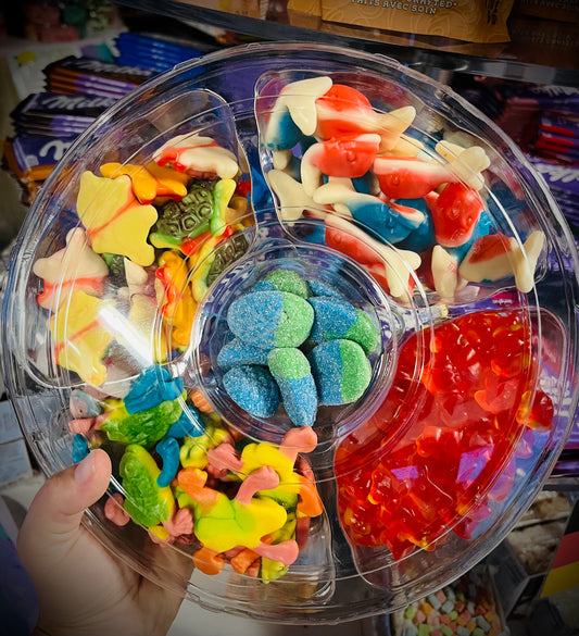 Candy Platter Jelly Filled
