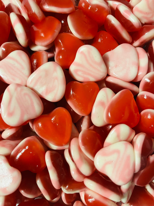 Swedish Twisted Strawberry Gummy Heart
