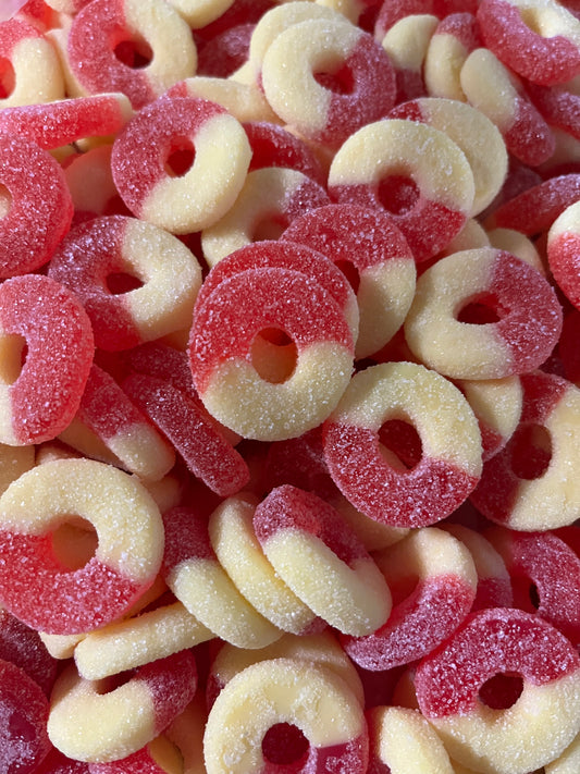 Gummy Strawberry Banana Rings