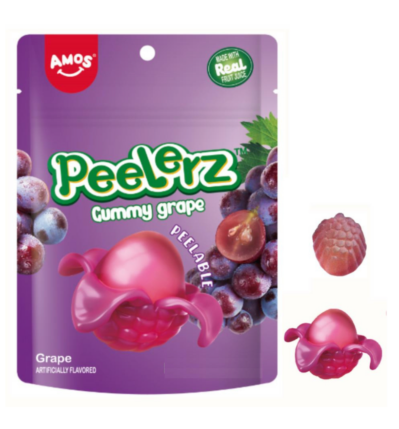Amos Peelerz Peg Bags Grape Single
