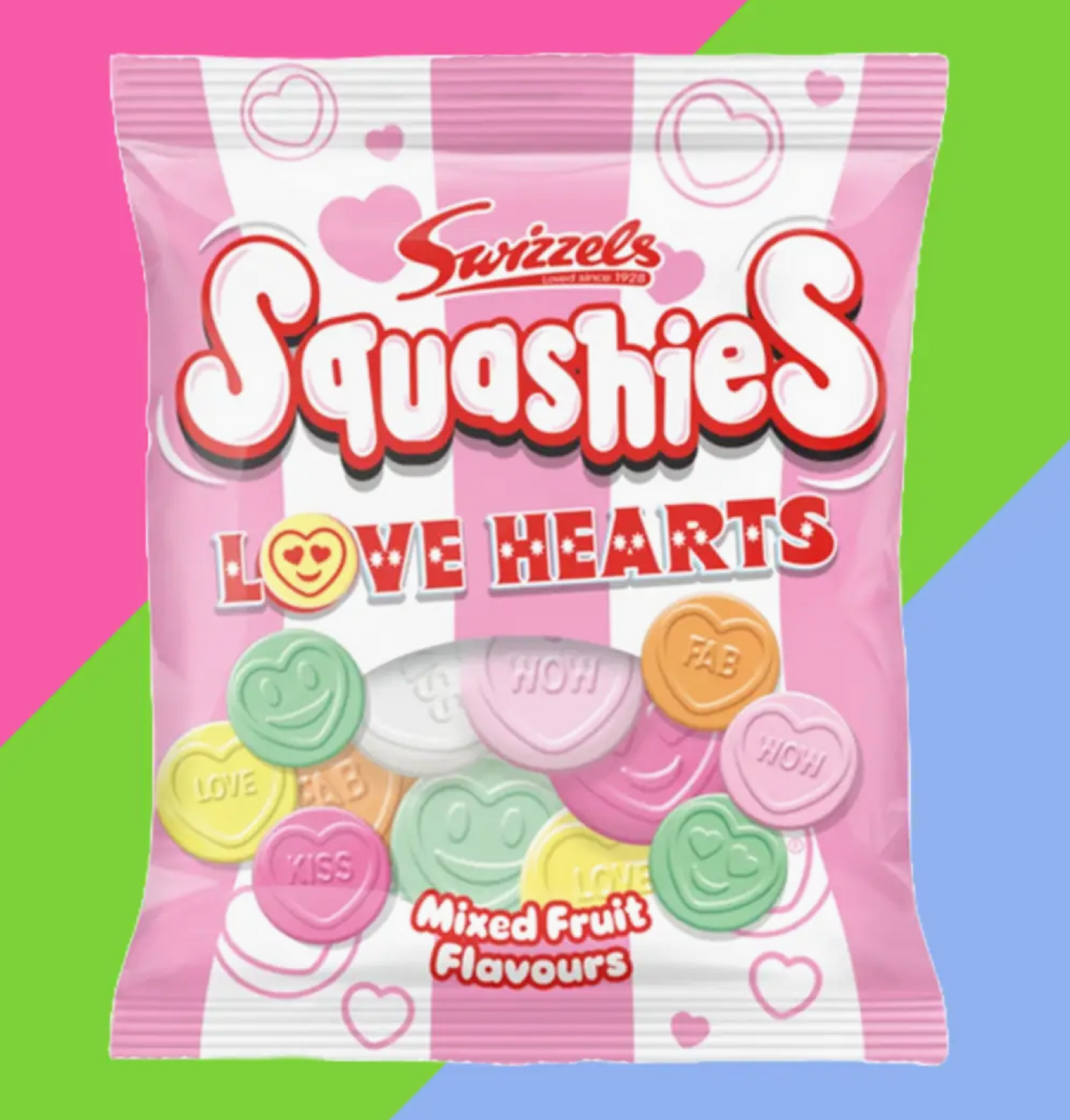 Squashies Love Hearts Peg Bag Single