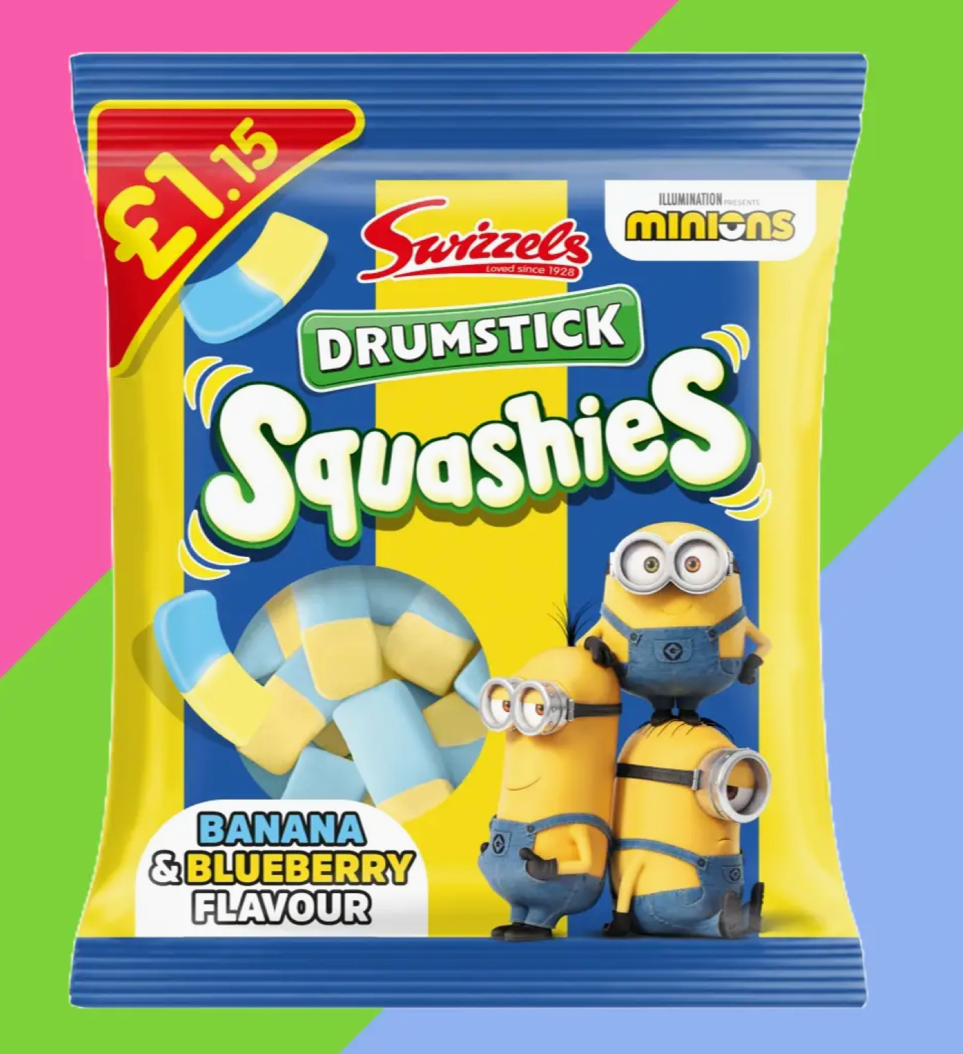 Squashies Blueberry Banana Peg Bag Single