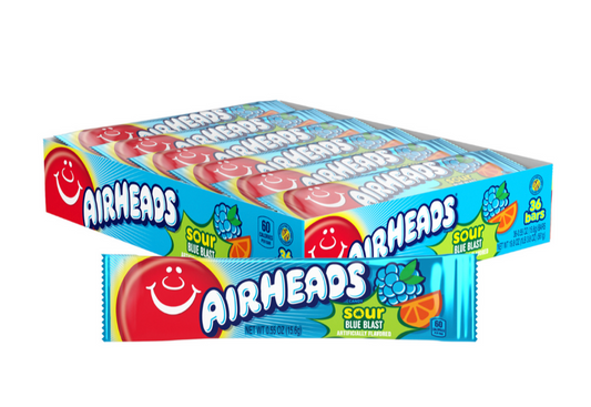 Airheads Singles Sour Blue Blast