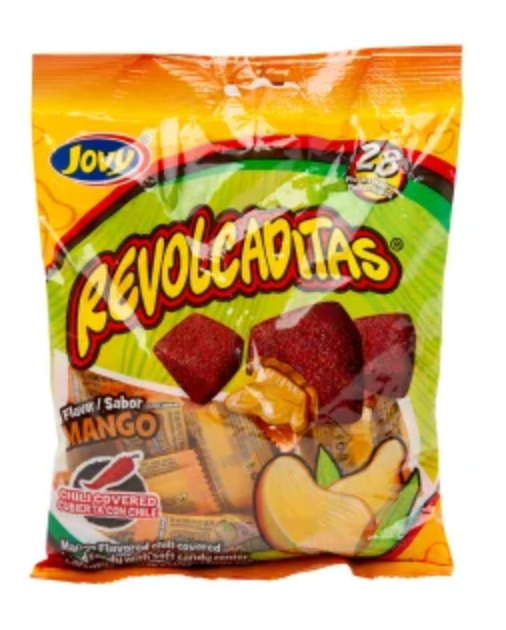 Jovy Peg Bags Mango Revolcaditas Hard Candy With Chili