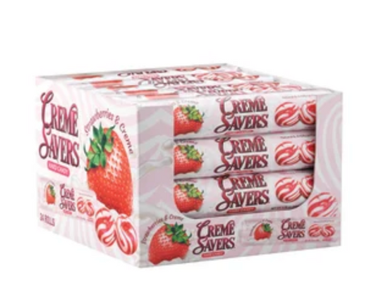 Creme Savers Roll Strawberry