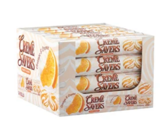 Creme Savers Roll Orange