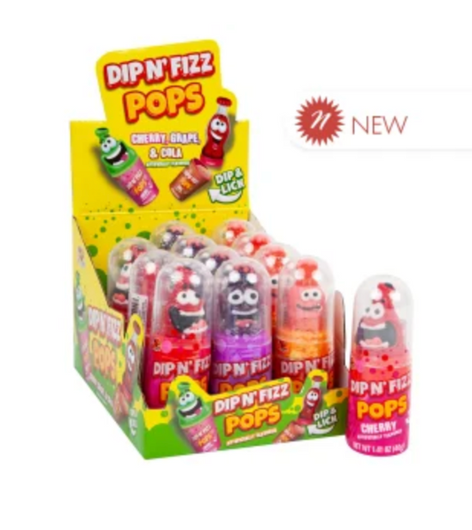 Dip N Fizz Pops Soda Flavors