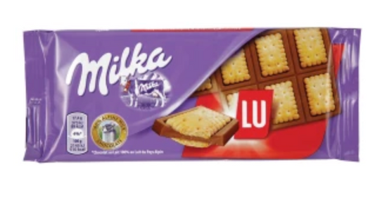 Milka Lu Chocolate Bar