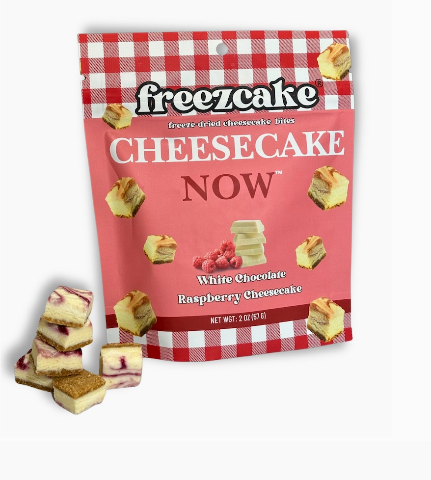 FreezCakes White Chocolate Raspberry Cheesecake Bites Single