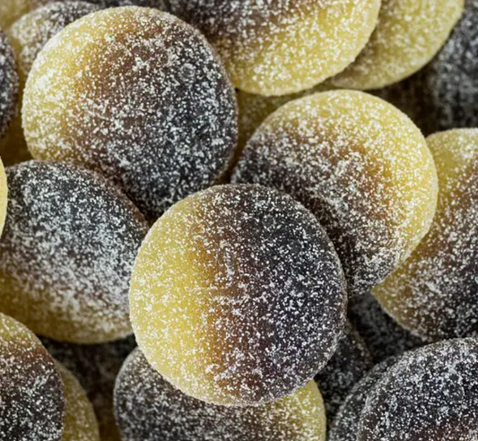 Swedish Sour Lemon Cola Clocks