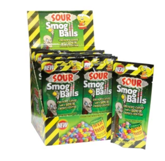 Toxic Waste Sour Smog Balls Bag