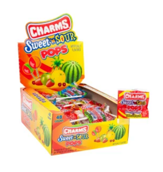 Charms Sweet And Sour Lollipop