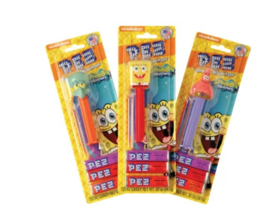 Pez Dispenser Spongebob Assorted Single