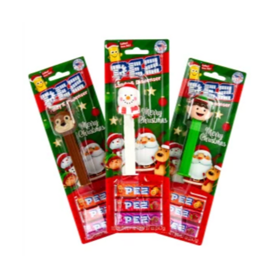 Pez Dispenser Christmas Theme Assorted Single