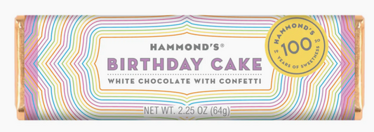 Hammond's White Chocolate Bar Birthday Cake COMING SOON