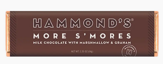 Hammond's Milk Chocolate Bar More S'mores COMING SOON