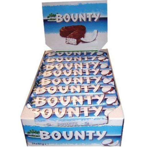 Bounty Milk Chocolate Bar Single
