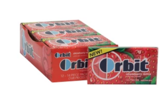 Orbit Gum Strawberry Single
