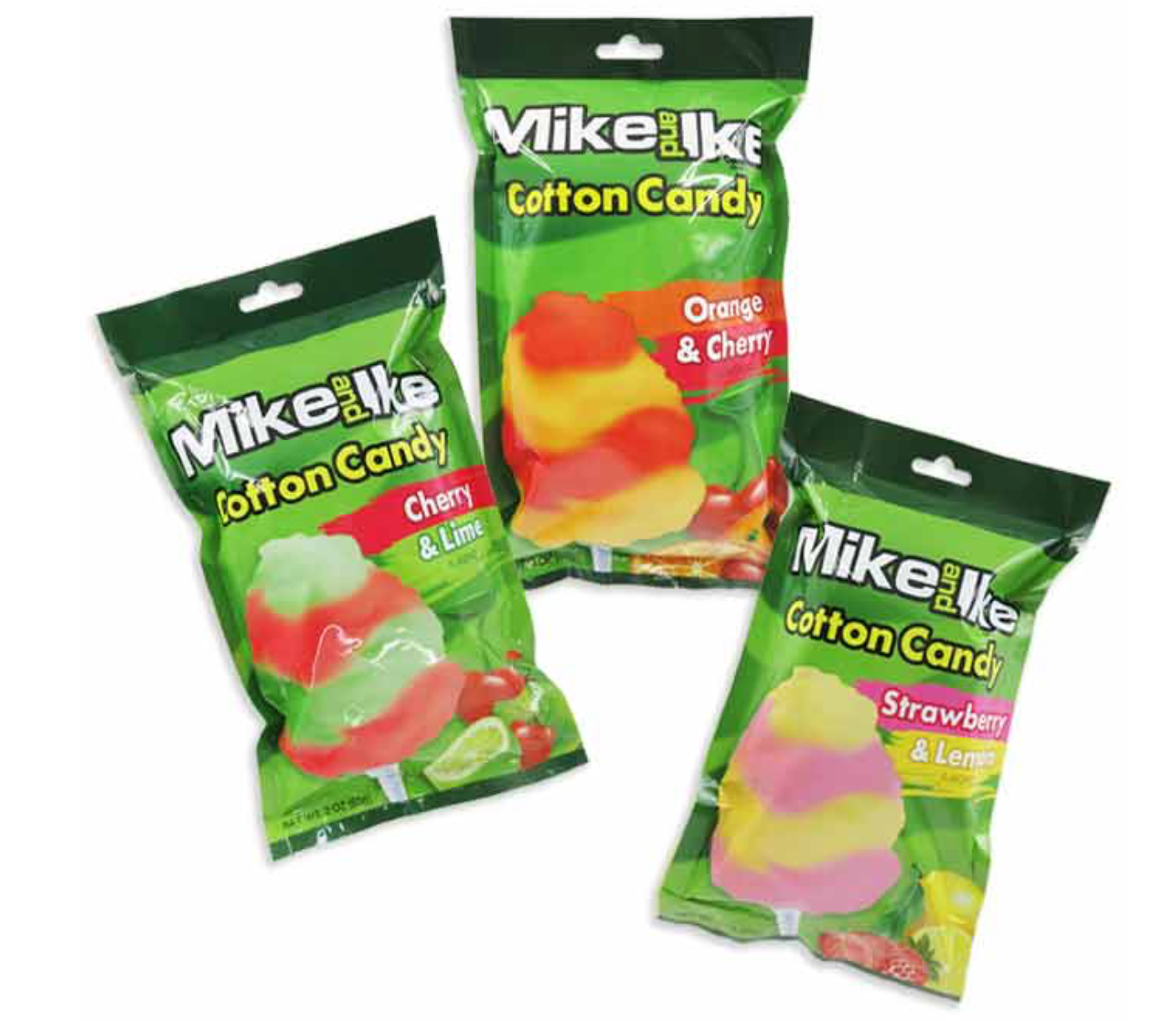 Mike and Ike Cotton Candy Peg Bag Single Assorted Flavor
