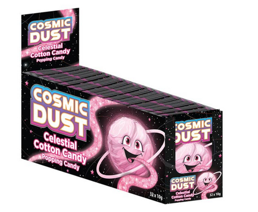 Cosmic Dust Cotton Candy Single Popping Candy
